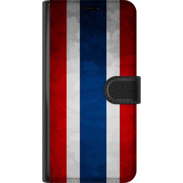 Kompatibelt Lommeboketui til Google Pixel 7a Thai flagg i stilren retrodesign