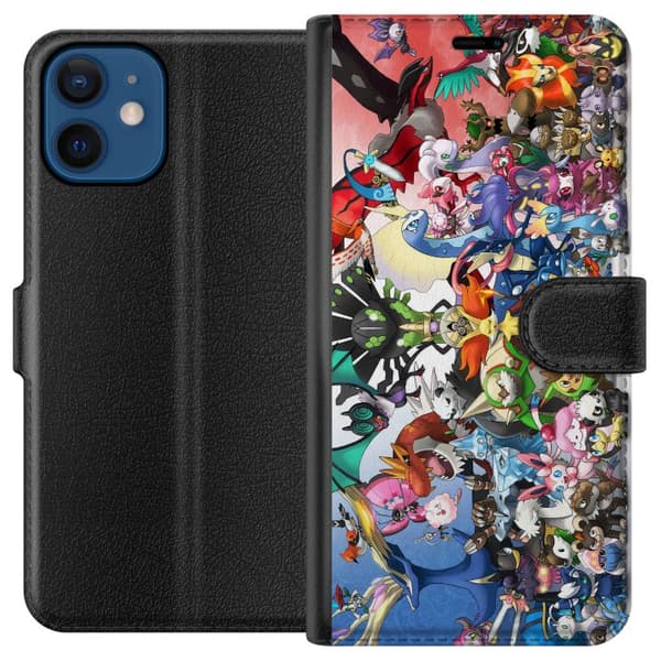 Kompatibelt Lommeboketui til Apple iPhone 12 Pokemon