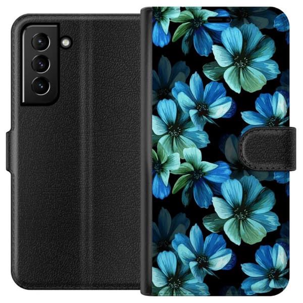 Kompatibelt Lommeboketui til Samsung Galaxy S21+ 5G Blomster