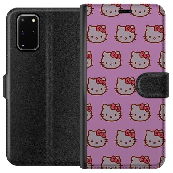 Kompatibelt Plånboksfodral till Samsung Galaxy S20+ Hello Kitty