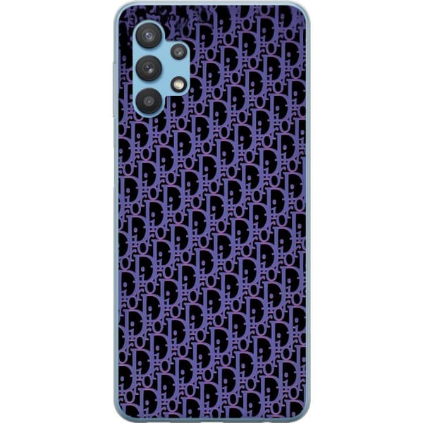 Kompatibelt Mobildeksel til Samsung Galaxy A32 5G Moderneluksuriøst monogram i stilrent design
