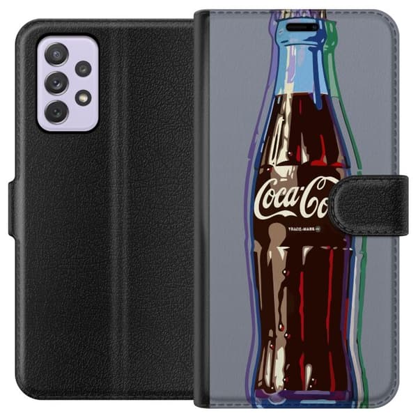 Kompatibelt Plånboksfodral till Samsung Galaxy A52s 5G Coca Cola