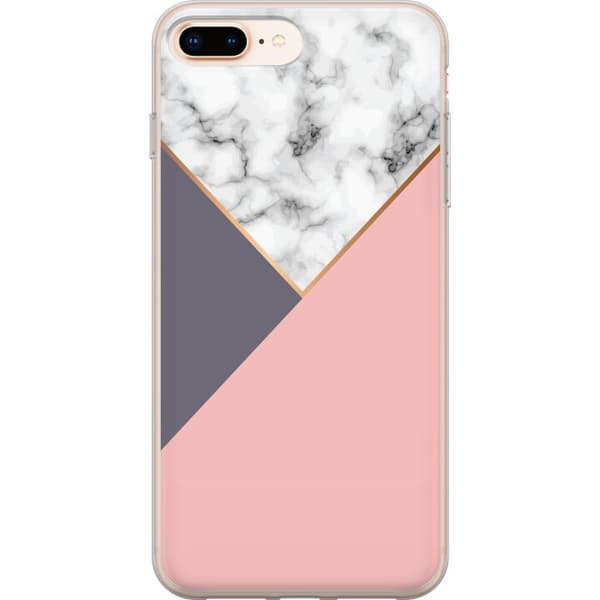 Kompatibelt Mobilskal till Apple iPhone 8 Plus Marble Cut
