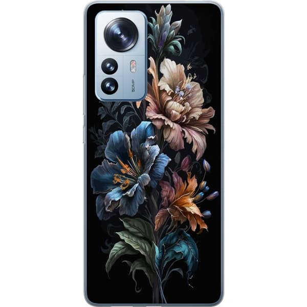 Kompatibelt Mobilskal till Xiaomi 12 Pro Blommor