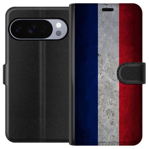 Kompatibel Tegnebogsetui til Google Pixel 10 Pro Renset fransk flagdesign