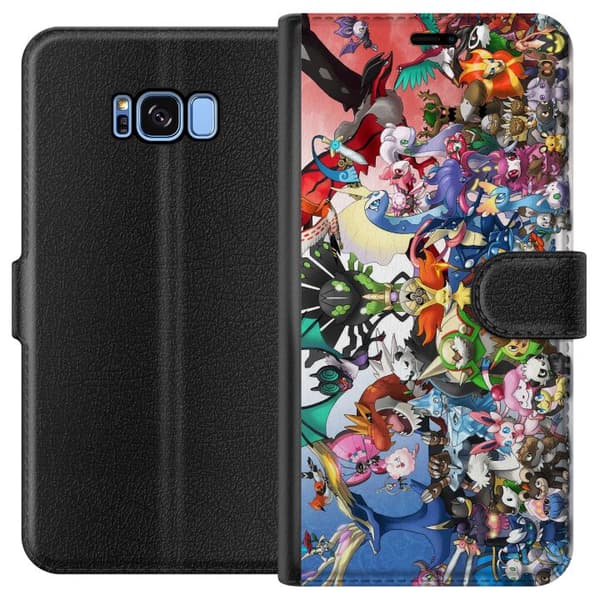 Kompatibelt Plånboksfodral till Samsung Galaxy S8 Pokemon