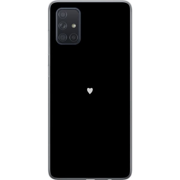 Kompatibelt Mobildeksel til Samsung Galaxy A71 Hjerte