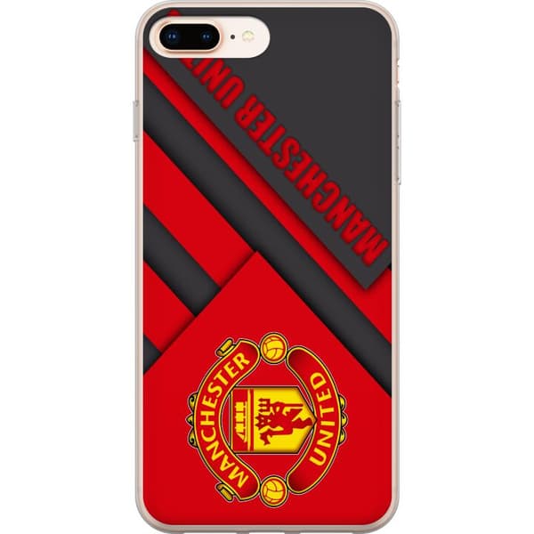 Kompatibelt Mobildeksel til Apple iPhone 8 Plus Manchester United