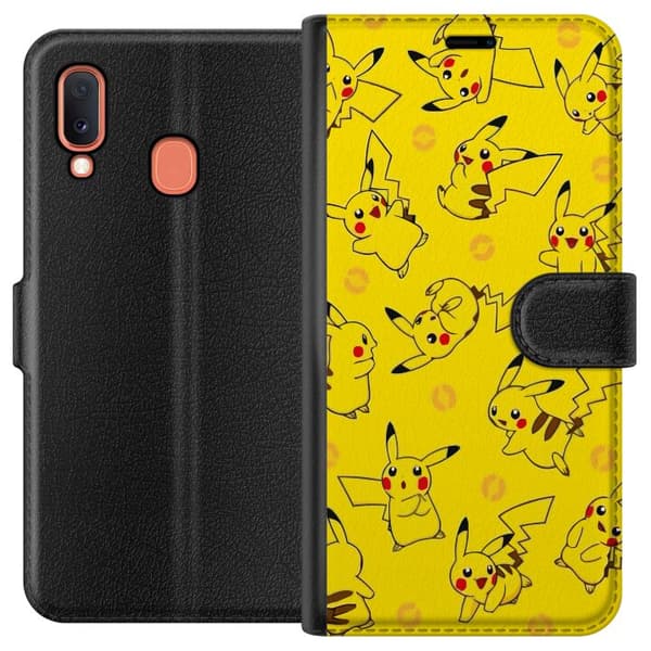 Kompatibelt Lommeboketui til Samsung Galaxy A20e Pikachu