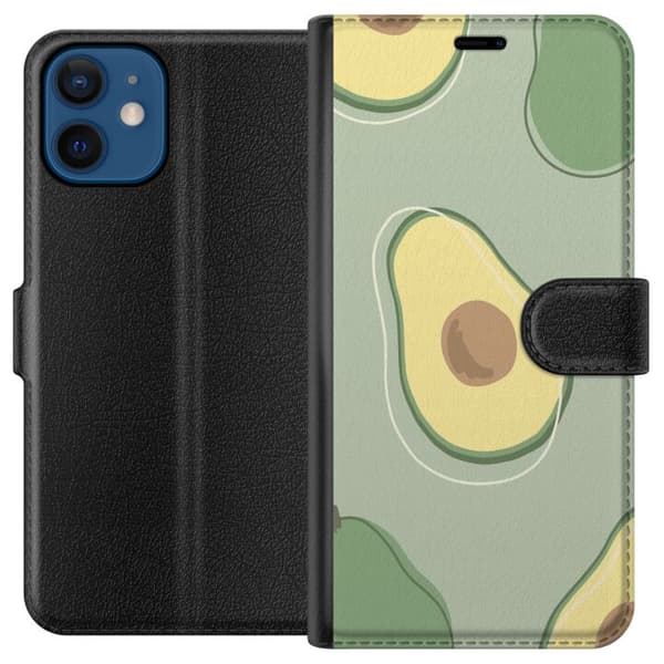 Kompatibel Tegnebogsetui til Apple iPhone 12 mini Avocado