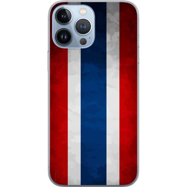 Kompatibelt Mobildeksel til Apple iPhone 13 Pro Max Thai flagg i stilren retrodesign