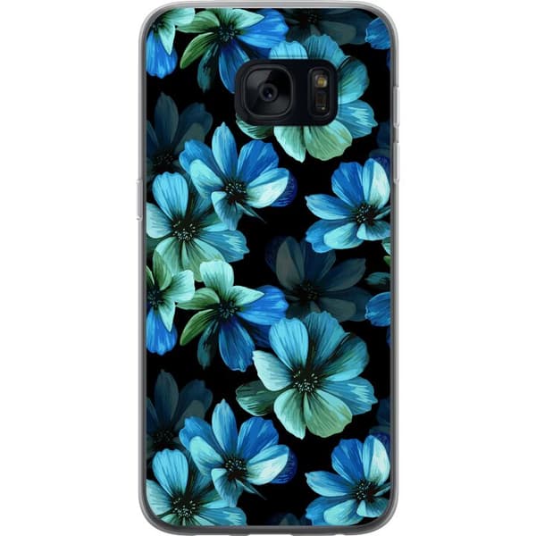 Kompatibelt Mobildeksel til Samsung Galaxy S7 Blomster