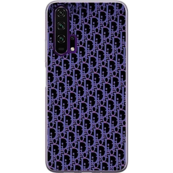 Kompatibelt Mobildeksel til Honor 20 Pro Moderneluksuriøst monogram i stilrent design