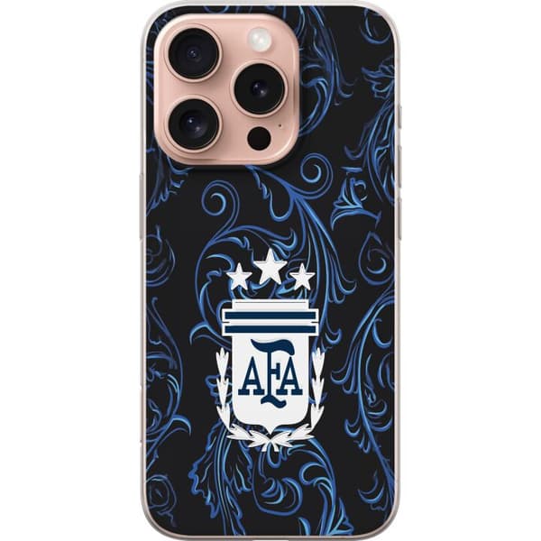 Kompatibelt Mobildeksel til Apple iPhone 16 Pro Argentina AFA-logo med elegant blå sportdesign