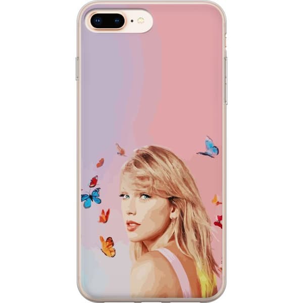 Kompatibel Mobilcover til Apple iPhone 8 Plus Taylor Swift Sommerfugle