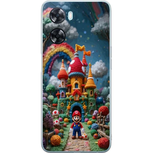 Kompatibelt Mobildeksel til OnePlus Nord N20 SE Super Mario-inspirert eventyrtema