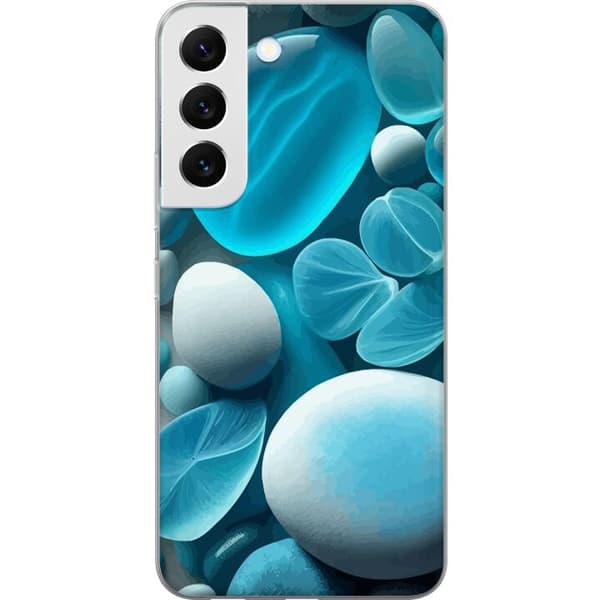 Kompatibelt Mobilskal till Samsung Galaxy S22 5G Glasstenar