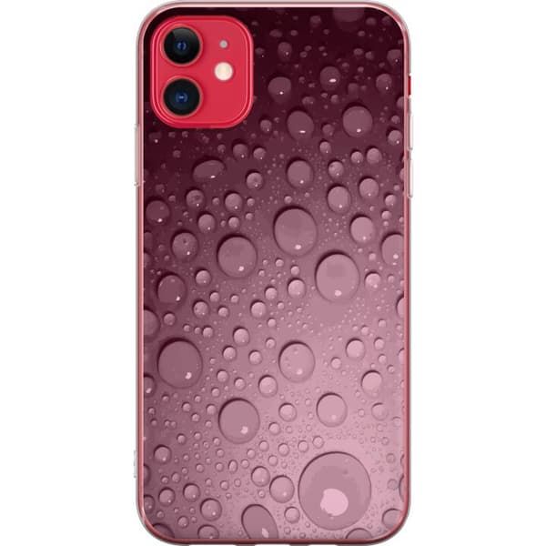 Kompatibelt Mobildeksel til Apple iPhone 11 Rosa vattendroppar