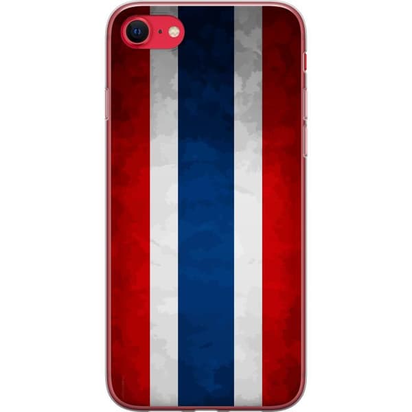 Kompatibelt Mobildeksel til Apple iPhone SE (2020) Thai flagg i stilren retrodesign