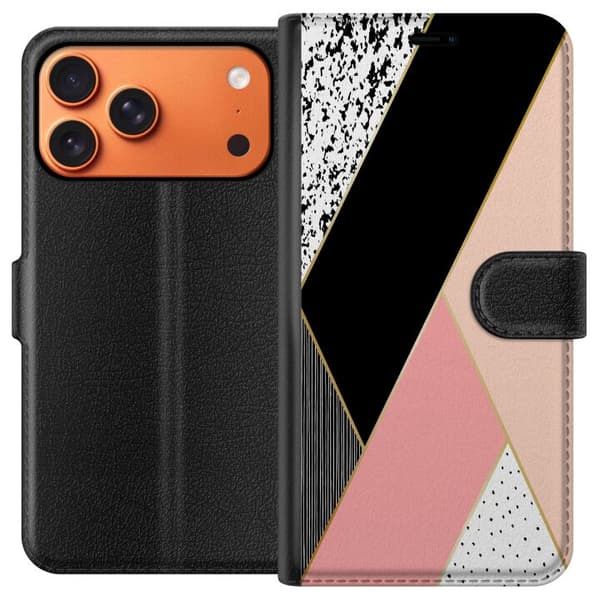 Kompatibel Tegnebogsetui til Apple iPhone 17 Pro Max Mønster