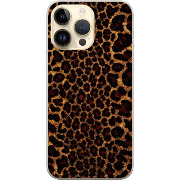 Kompatibelt Mobildeksel til Apple iPhone 15 Pro Max Leopardikon
