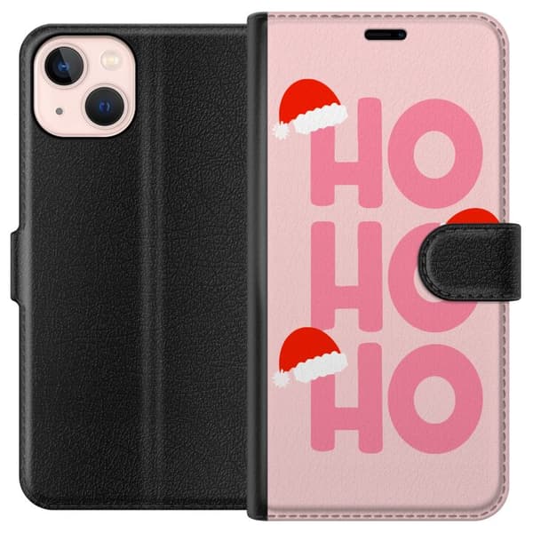 Kompatibelt Plånboksfodral till Apple iPhone 13 mini HO HO HO - God Jul