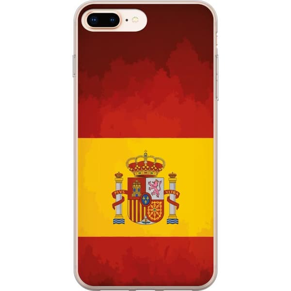 Kompatibelt Mobildeksel til Apple iPhone 7 Plus Flaggdesign med Spanias nasjonale symboler