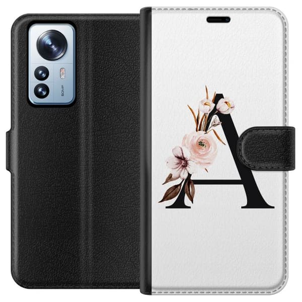 Kompatibel Tegnebogsetui til Xiaomi 12 Pro Bogstaver