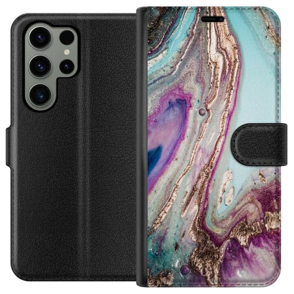 Kompatibel Tegnebogsetui til Samsung Galaxy S23 Ultra Eventyr