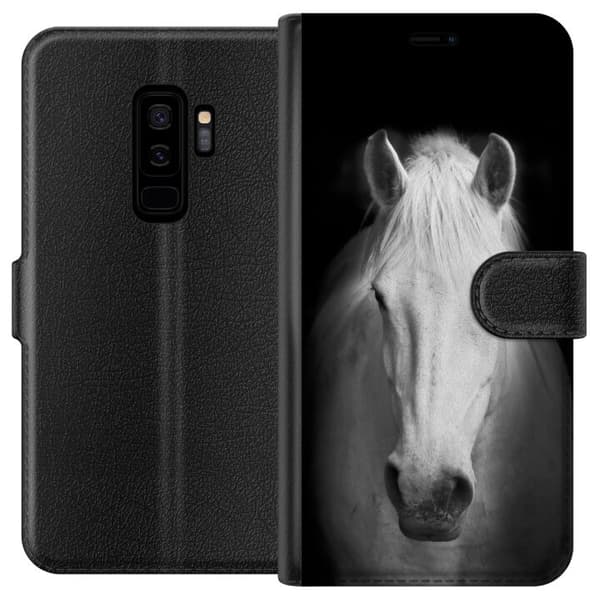Kompatibelt Lommeboketui til Samsung Galaxy S9+ Hest
