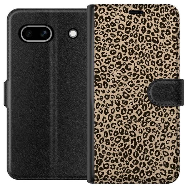 Kompatibelt Lommeboketui til Google Pixel 7a Leopardskisse