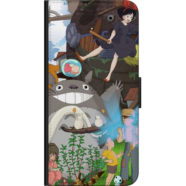 Kompatibel Tegnebogsetui til Motorola Moto G9 Play Studio Ghibli