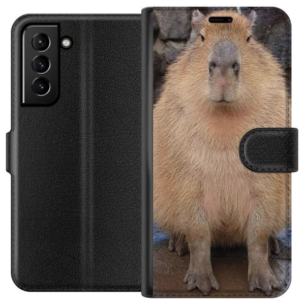 Kompatibelt Lommeboketui til Samsung Galaxy S21+ 5G Capybara