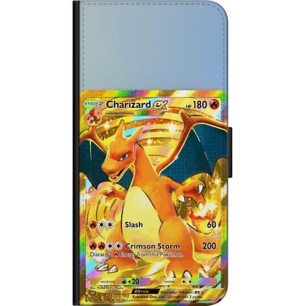 Kompatibel Tegnebogsetui til Samsung Galaxy Note20 Premiummotiv med Charizard EX