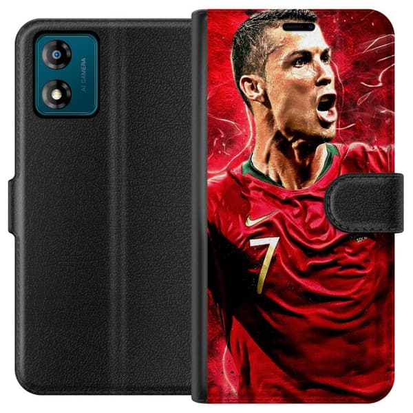 Kompatibel Tegnebogsetui til Motorola Moto E13 Ronaldo