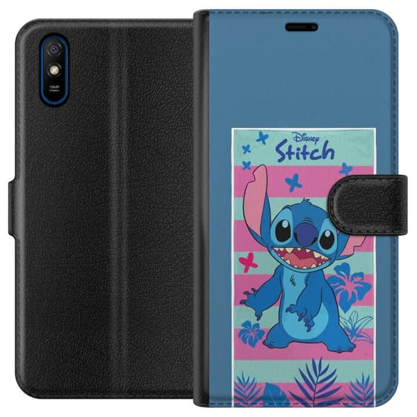 Kompatibel Tegnebogsetui til Xiaomi Redmi 9A Disney Stitch