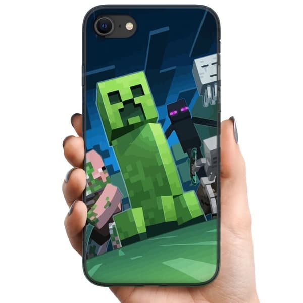 Kompatibelt Mobilskal till Apple iPhone 8 MineCraft