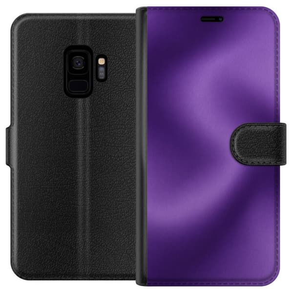 Kompatibelt Plånboksfodral till Samsung Galaxy S9 Purple Motion