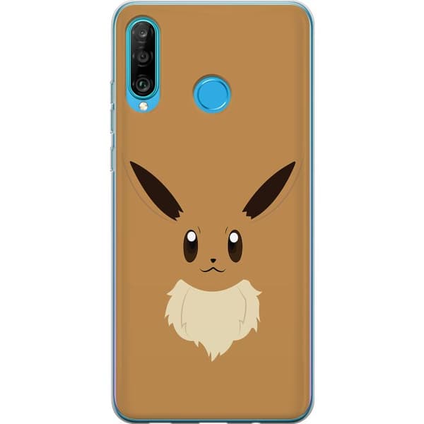 Kompatibelt Mobilskal till Huawei P30 lite Pokémon - Eevee