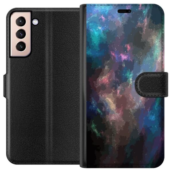 Kompatibel Tegnebogsetui til Samsung Galaxy S21 Galakse Marmor