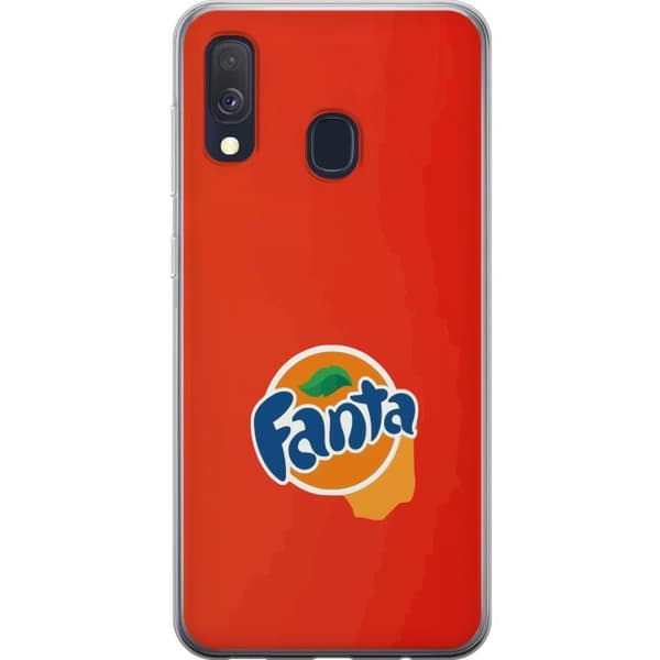 Kompatibelt Mobildeksel til Samsung Galaxy A40 Stilren appelsinforme design
