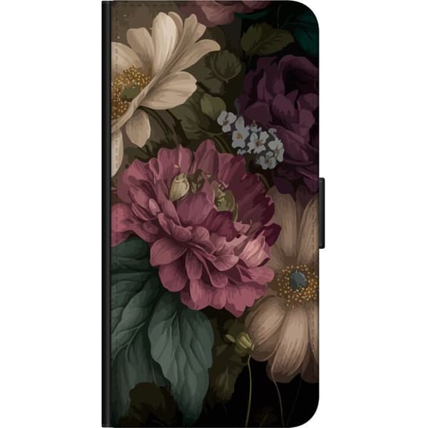 Kompatibelt Plånboksfodral till Samsung Galaxy A20s Blommor