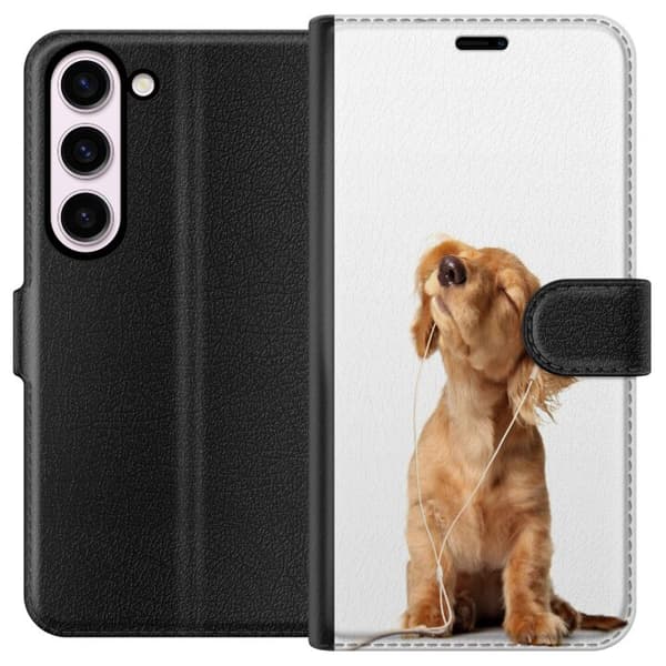 Kompatibelt Lommeboketui til Samsung Galaxy S23 Hund