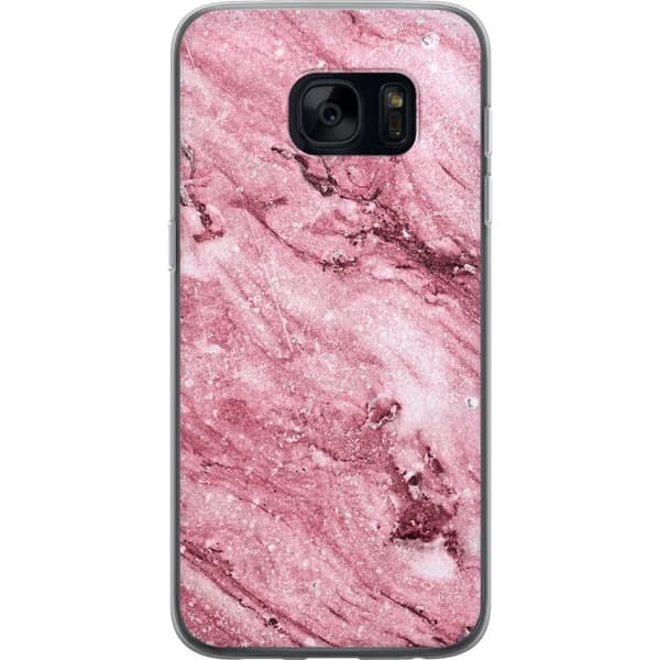 Kompatibelt Mobilskal till Samsung Galaxy S7 Rosa