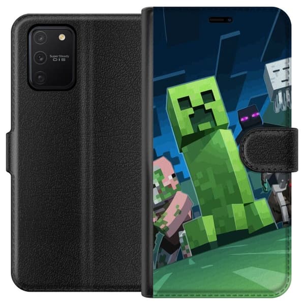 Kompatibelt Lommeboketui til Samsung Galaxy S10 Lite MineCraft