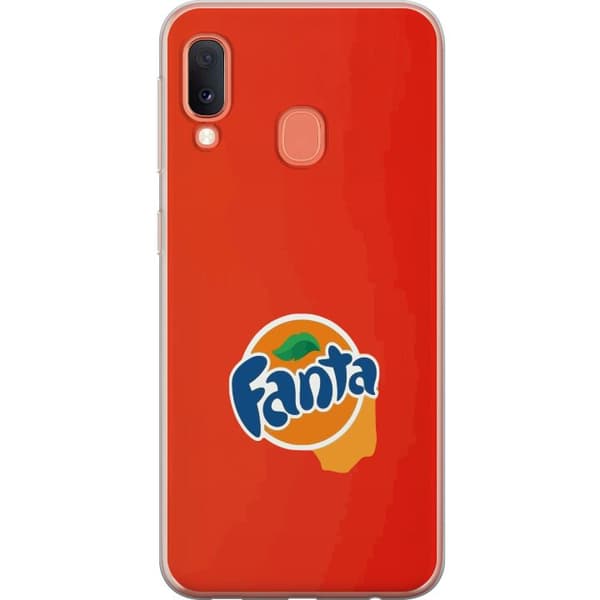 Kompatibelt Mobildeksel til Samsung Galaxy A20e Stilren appelsinforme design