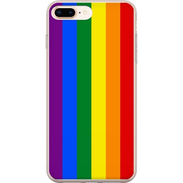 Yhteensopiva Puhelinkuori Apple iPhone 8 Plus Pride Flagga