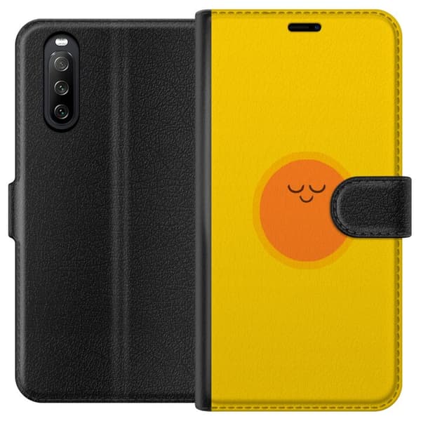 Kompatibelt Lommeboketui til Sony Xperia 10 III Sovande solfigur