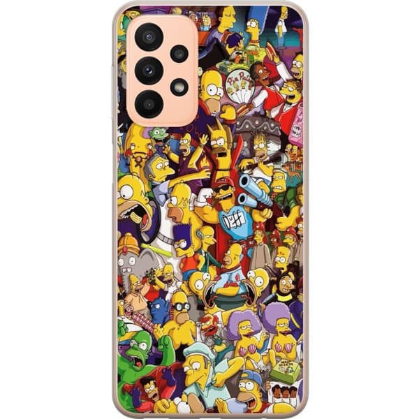 Kompatibelt Mobilskal till Samsung Galaxy A23 Simpsons
