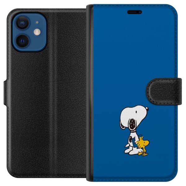 Kompatibelt Lommeboketui til Apple iPhone 12 Snoopy Snobben